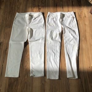 Lot of 2 pair WHBM Jeans Size 6